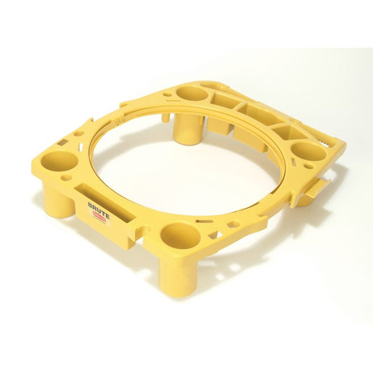 Rubbermaid Brute Rim Caddy Yellow, For 44 Gal Brute Containers 1 / cs | Official manufacturer photograph