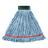 Rubbermaid Web Foot Blend Shrinkless Wet Mop Blue 20 oz. 5" Headband 6 / cs