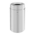 Rubbermaid Crowne Collection Waste Container Open Top, 30 Gallon, Satin Aluminum 1 / cs
