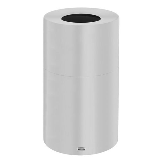 ATRIUM® OPEN TOP 35 GAL SATIN ALUMINUM | Official exact-model photograph; listing pack quantity remains as stated.