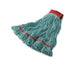 Rubbermaid Swinger Loop Blend Wet Mop 24 oz, 5" Headband, Green 6 / cs