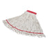 Rubbermaid Swinger Loop Blend Wet Mop White, 24 oz, 5" Headband 6 / cs