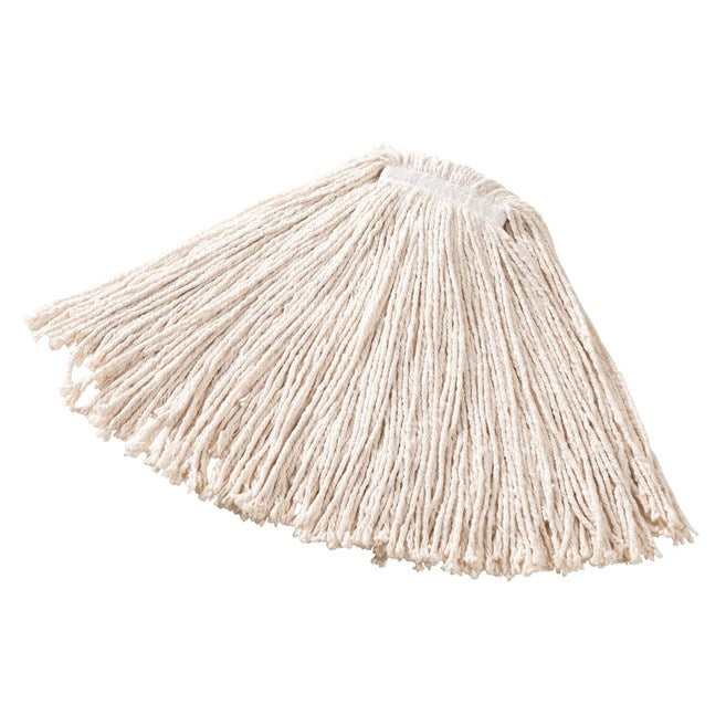 16 OZ DURA PRO CUT-END COTTON WET MOP, 1" HEADBAND, WHITE | Official exact-model photograph; listing pack quantity remains as stated.