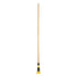 Rubbermaid Gripper Clamp Style Wet Mop Handle Wood/Yellow Plastic Head, 60" 12 / cs