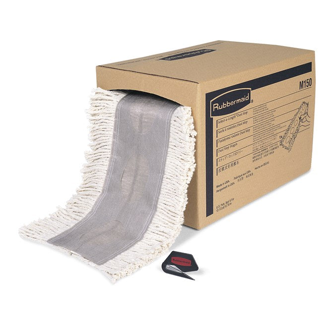 CUT TO LENGTH COTTON DUST MOP, WHITE | Official exact-model photograph; listing pack quantity remains as stated.