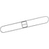 Rubbermaid Snap On Dust Mop Wire Frame 36, Metal 12 / cs