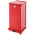 Rubbermaid Defenders Step-On Container Red, 6.5 Gallon / 25 L 1 / cs