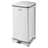 Rubbermaid Defenders Square Step Can 6.5 Gallon, Stainless Steel 1 / cs