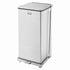 Rubbermaid Defenders Square Step Can 13 Gallon/49 Liter Stainless Steel 1 / cs