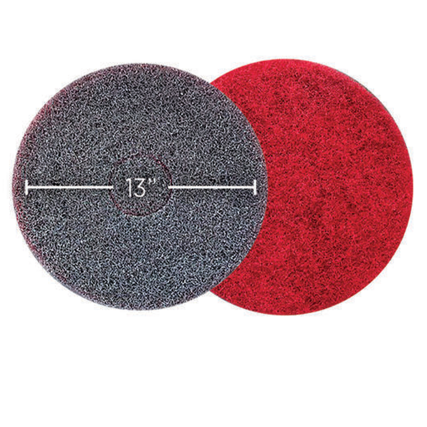 Manufacturer photo for 311174: EZ Care Heavy Duty Scrubbing Pad 13" Diameter 5 / cs. The photograph illustrates the item; the listing title specifies the sale quantity. Current manufacturer packaging is shown.