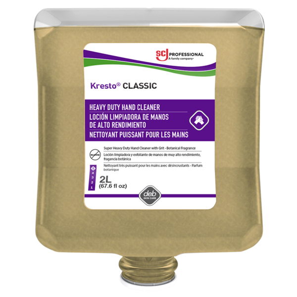 Manufacturer photo for KCL2LT: Kresto Classic Hand Cleaner 2L Cartridge 4 / cs. The photograph illustrates the item; the listing title specifies the sale quantity. Current manufacturer packaging is shown.