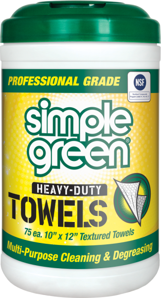 Reference image of Simple Green® Professional Grade Heavy-Duty Towels; packaging size and quantity may differ from the supplied item.