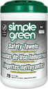 Simple Green Safety Towels Multi-Purpose  6 / 75 cannister