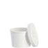 Solo Cup 12 oz Squat Food Container w/ Lid White 10 / 25 cs
