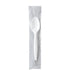 Solo Cup Regal Medium Weight PP Teaspoon White Individually Wrapped 1000 / cs