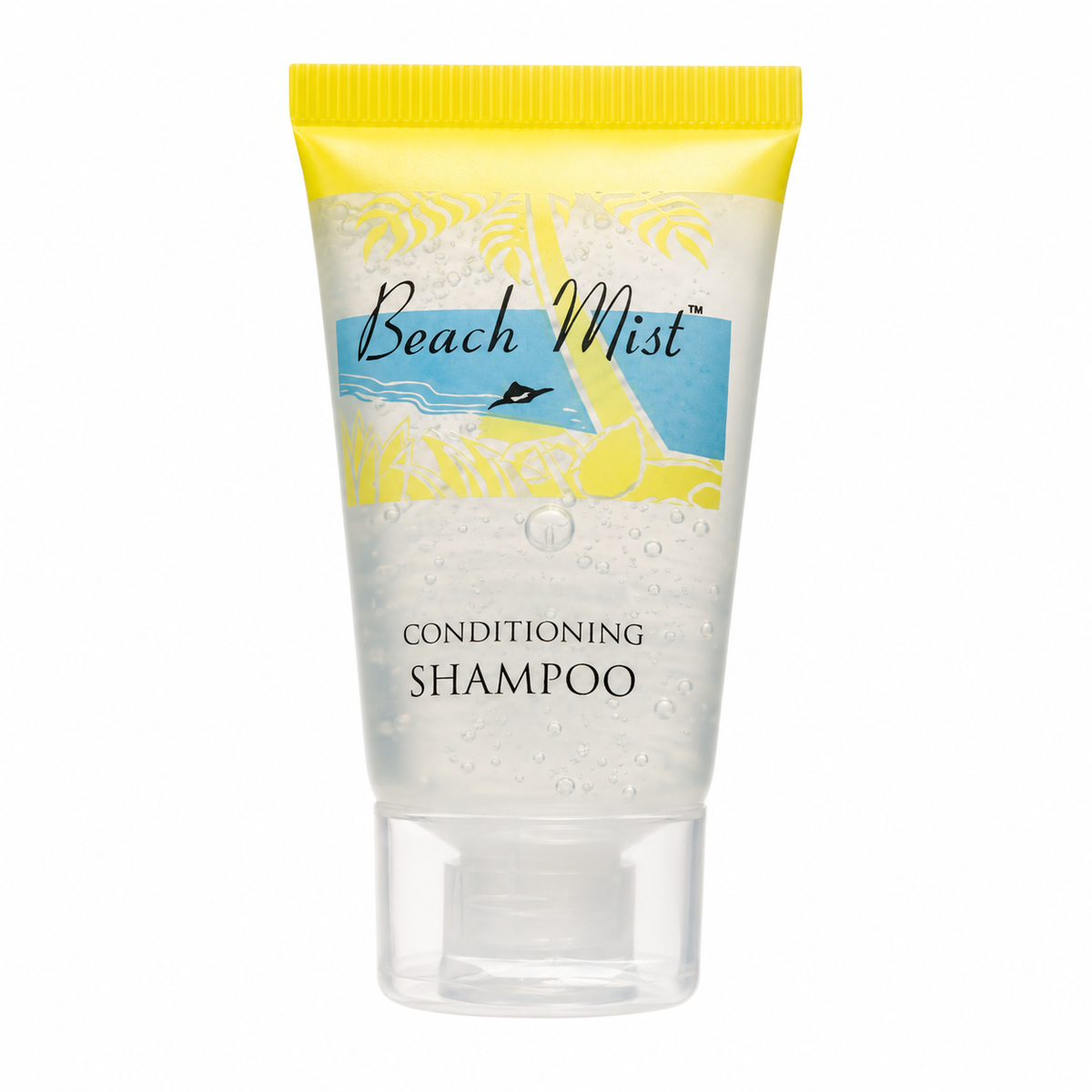 Transmacro Beach Mist Conditioning Shampoo 0.65 oz Tube 288 / cs; Representative Transmacro supplier product photo. Packaging format, size, design and pack quantity shown may differ; this listing's specifications apply.