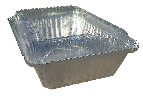 Western Plastics Dome Lid For 1 LB Oblong Foil Pan 1000 / cs — Representative Western Plastics photo of the same product type. Pictured size, model, color, gauge, packaging and quantity may differ. Use the specifications stated in this listing. Lid only; the pictured container is not included.